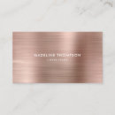 Search for rose gold metal business cards Boss