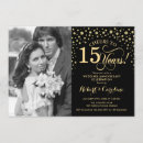 Search for 15th wedding anniversary invitations Elegant