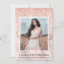 Search for roses graduation invitations Blush
