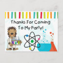 Search for science thank you postcards Birthday