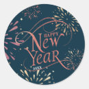 Search for gold fireworks stickers New years eve