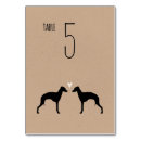 Search for kraft paper table cards Number