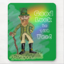 Search for leprechauns mousepads Saint patrick's day
