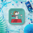 Search for snoopy plates Cartoon party