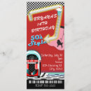 Search for 1950s birthday invitations Jukebox