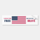 Search for brave bumper stickers Land