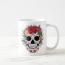 Search for floral sugar skulls mugs Skeleton