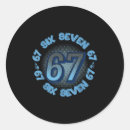 Search for slang stickers Six seven