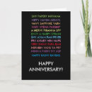 Search for humorous anniversary cards Celebration