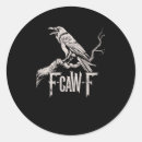 Search for pun stickers Crow