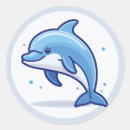 Search for cartoon dolphin stickers Sea