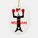 Search for boxing oval christmas tree decorations Boxer