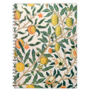 Search for fruit notebooks William morris