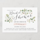 Search for luncheon bridal shower invitations White