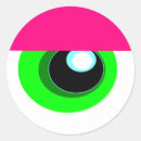Search for monster eyeball stickers Halloween