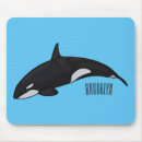 Search for orca killer whale mousepads Fish