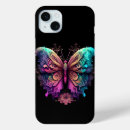 Search for rainbow butterflies iphone cases Blue