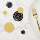 Search for black and gold confetti Adult birthday party