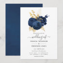 Search for blue and rose gold wedding invitations Navy