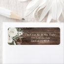 Search for rustic winter return address labels Pine