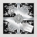 Search for white diamond birthday invitations Womans