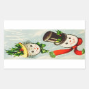 Search for vintage snowmen stickers Winter