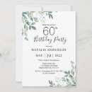 Search for garden 60th birthday invitations Adult birthday party
