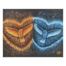 Search for flying bird posters Blue