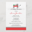 Search for wagon baby shower invitations Little red wagon