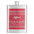 Search for ugly christmas sweater flasks Red