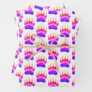 Search for rainbow paws wrapping paper Colourful