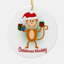 Search for cute monkey christmas tree decorations Funny