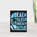 Search for eat sleep hockey cards Repeat