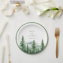 Search for pine trees paper plates Forest