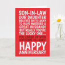 Search for funny son in law cards Daughter