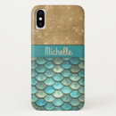 Search for mermaid beach iphone cases Turquoise