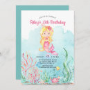 Search for cute mermaid invitations Summer