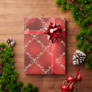 Search for red damask wrapping paper Christmas holiday