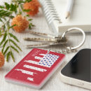 Search for independence day rectangular key rings Red white and blue