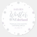 Search for winter onederland thank you stickers Silver