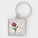 Search for petals key rings Green leaves