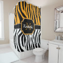 Search for zebra shower curtains Girly