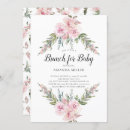 Search for watercolor floral baby shower invitations Botanical