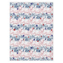 Search for red white and blue tablecloths America