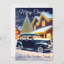 Search for vintage car christmas cards Merry