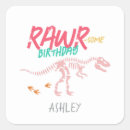 Search for dinosaur square stickers Cute