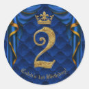 Search for royal blue birthday party stickers Prince