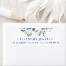 Search for blue graduation return address labels Watercolor