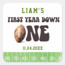 Search for football baby stickers First year down