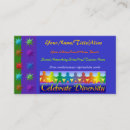 Search for diversity business cards Equality